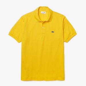 Lacoste Men’s Yellow Cotton Polo